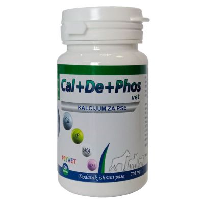 Kalcijum za pse - Cal+De+Phos Vet 750 mg